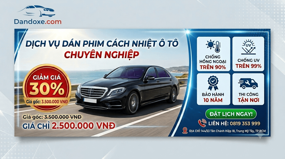 Chương trình khuyến mãi phim cách nhiệt
