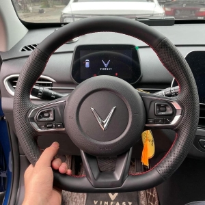 Bọc Da Vô Lăng VinFast Limo Green