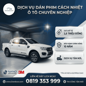 Dán Phim Cách Nhiệt Ô Tô 